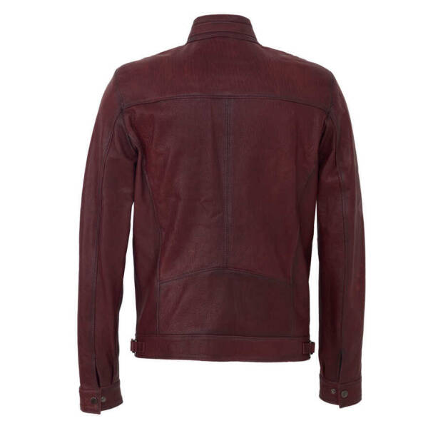 Bordo Deri Erkek Deri Mont - E23KDM310542-R4X - 4