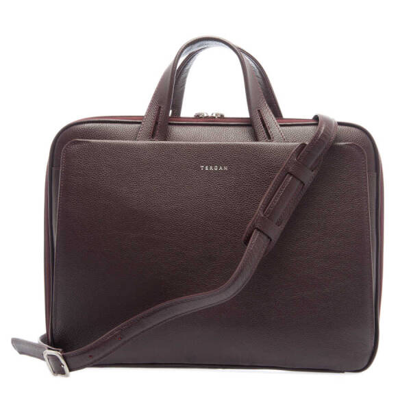 Bordo Deri Erkek Evrak Çantası - S1EV00021269-N4B - 3