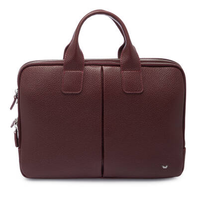 Bordo Deri Erkek Evrak Çantası - S1EV00021512-M71 - 1