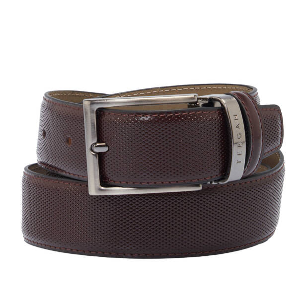 Bordo Deri Erkek Kemer - S1EK00000395-A36 - 1
