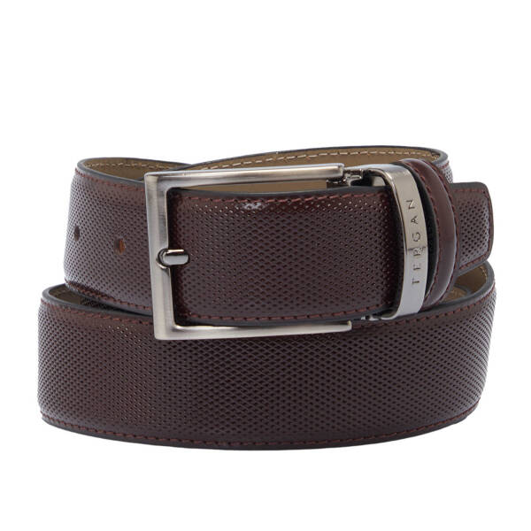 Bordo Deri Erkek Kemer - S1EK00000395-A36 - 1