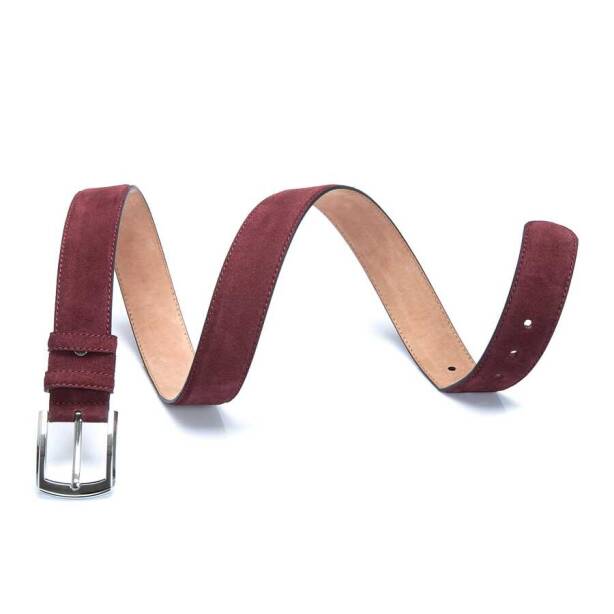 Bordo Deri Erkek Kemer - S1EK00003131-A74 - Tergan