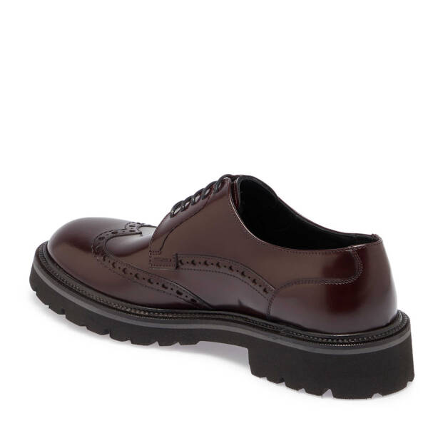 Bordo Hakiki Deri Erkek Klasik Ayakkabı - E24S1AY57069-A36 - 3