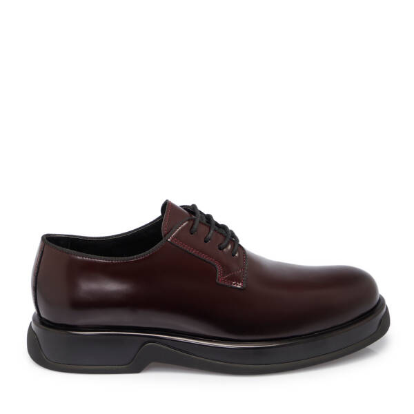 Bordo Deri Erkek Klasik Ayakkabı - E25S1AY57417-A36 - 3
