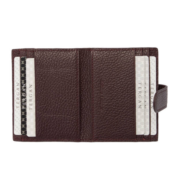 Bordo Deri Erkek Kredi Kartlık - S1KK00001617-M5D - 2