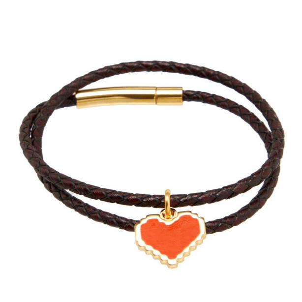 Bordo Deri Kadın Bileklik - K1BLK0450133-A74 - 1