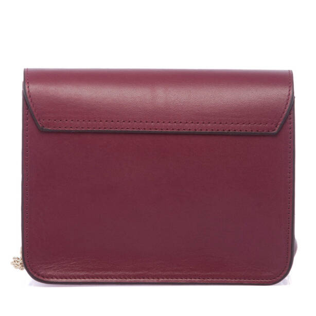 Bordo Deri Kadın Çapraz Askılı Çanta - S25K1BC78972-X31 - 3