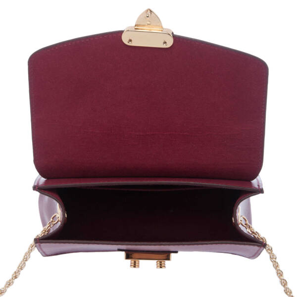 Bordo Deri Kadın Çapraz Askılı Çanta - S25K1BC78972-X31 - 4