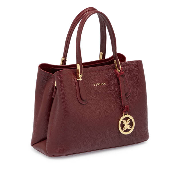 Bordo Deri Kadın Çapraz Askılı Çanta - S25K1BC80440-M71 - 2