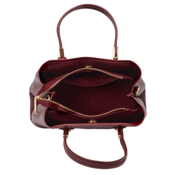 Bordo Deri Kadın Çapraz Askılı Çanta - S25K1BC80440-M71 - 4