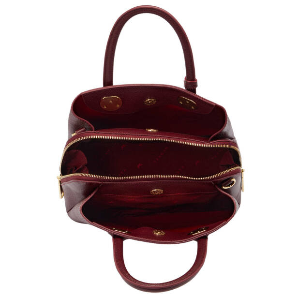 Bordo Deri Kadın Çapraz Askılı Çanta - S25K1BC80441-M71 - Tergan