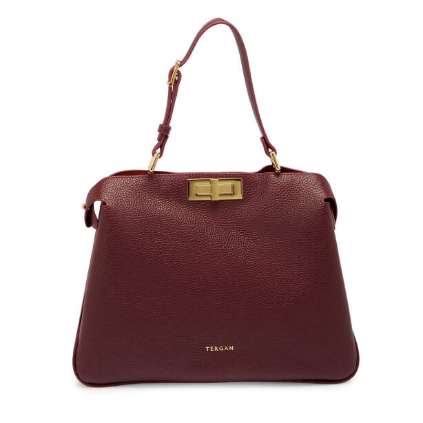 Bordo Deri Kadın Çapraz Askılı Çanta - S25K1BC80444-M71 