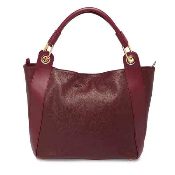 Bordo Deri Kadın Çapraz Askılı Çanta - S25Y1BC77736-D8M - 3