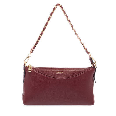 Bordo Deri Kadın Çapraz Askılı Çanta - S25Y1BC79149-M71 