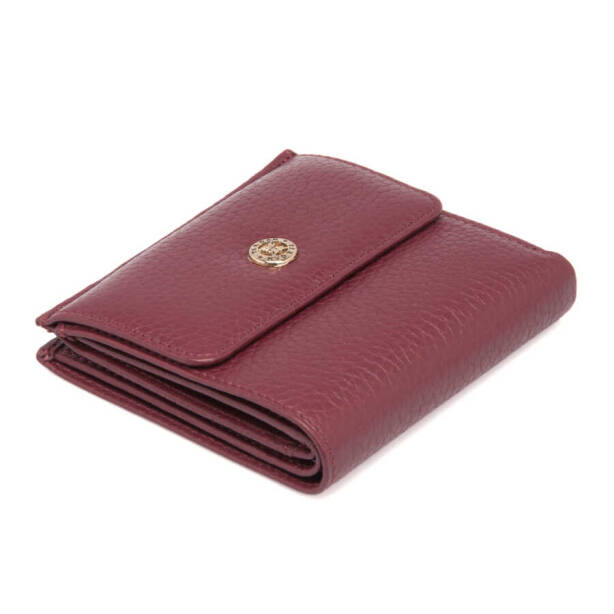 Bordo Hakiki Deri Kadın Cüzdan - S1CB00005627-M71 