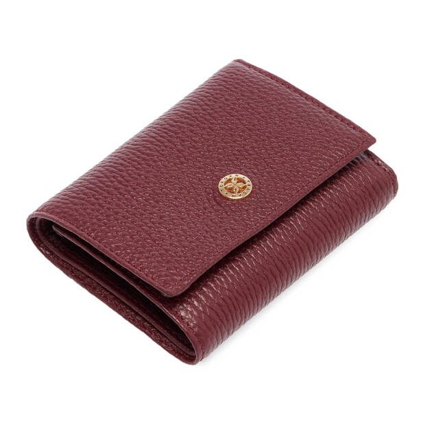 Bordo Hakiki Deri Kadın Cüzdan - S1CB00005633-M71 
