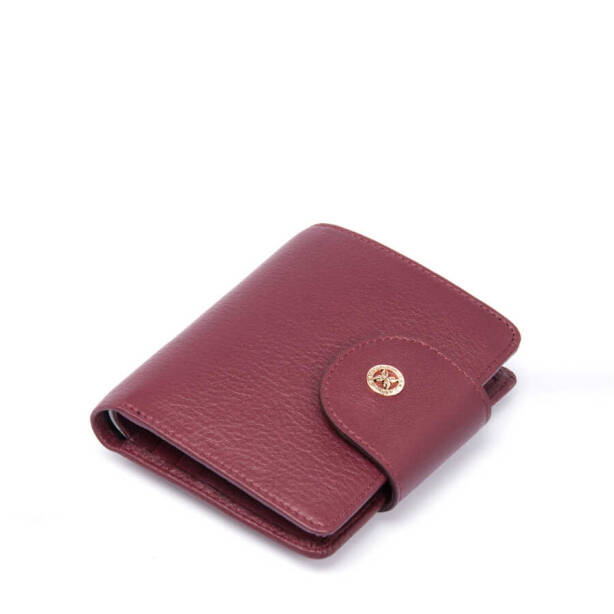 Bordo Hakiki Deri Kadın Cüzdan - S1CB00005674-K16 