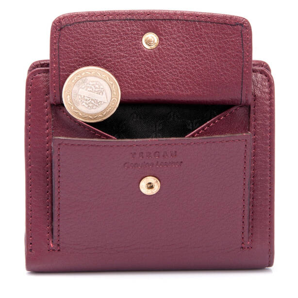 Bordo Hakiki Deri Kadın Cüzdan - S1CB00005674-K16 - 7