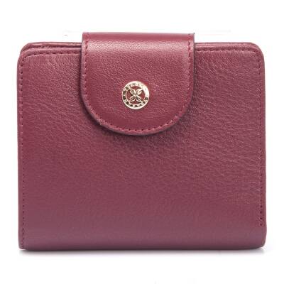 Bordo Deri Kadın Cüzdan - S1CB00005674-K16 - 2