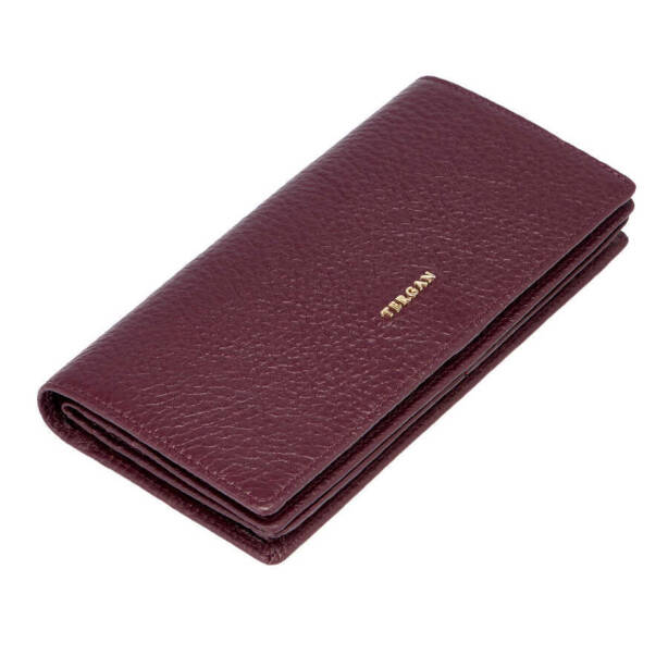 Bordo Hakiki Deri Kadın Cüzdan - S1CB00005685-M5D 
