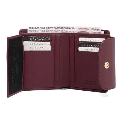 Bordo Deri Kadın Cüzdan - S1CB00005714-K16 - 3