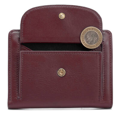 Bordo Deri Kadın Cüzdan - S1CB00005714-K16 - 5
