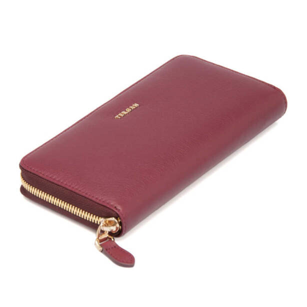 Bordo Hakiki Deri Kadın Cüzdan - S1CB00005777-K16 