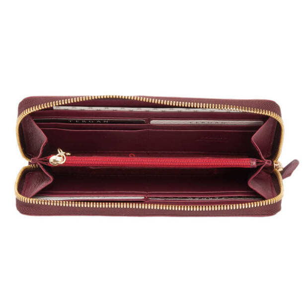 Bordo Deri Kadın Cüzdan - S1CB00005777-K16 - 2
