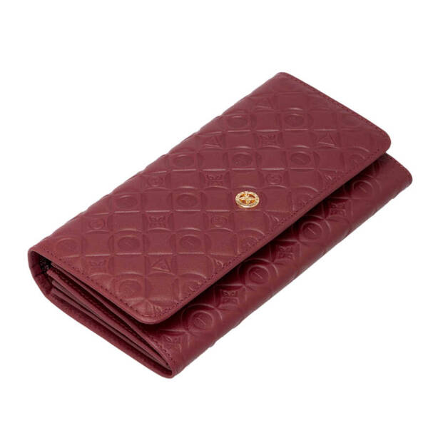 Bordo Hakiki Deri Kadın Cüzdan - S1CB00005783-G7Q 