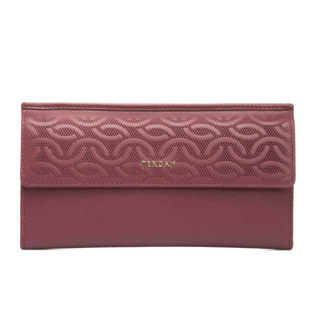 Bordo Deri Kadın Cüzdan - S1CB00005793-G7Q - 2