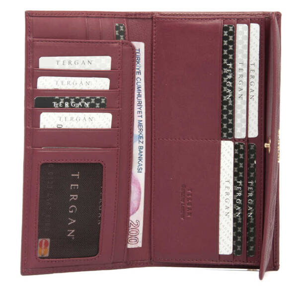 Bordo Deri Kadın Cüzdan - S1CB00005793-G7Q - 3