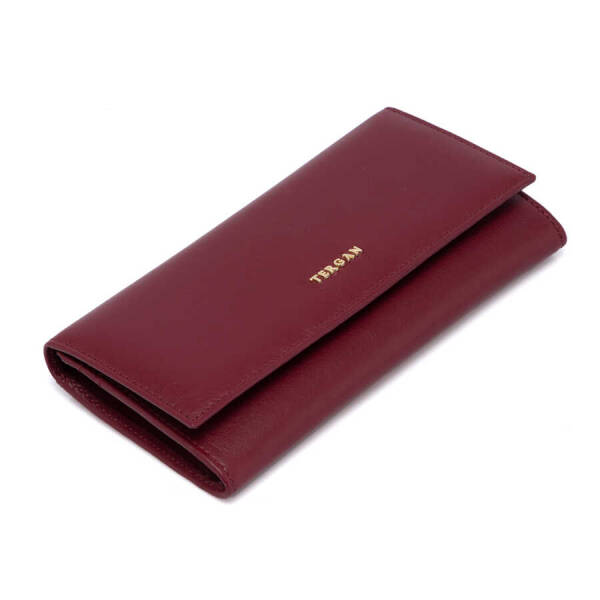 Bordo Hakiki Deri Kadın Cüzdan - S1CB00005807-K16 - 1