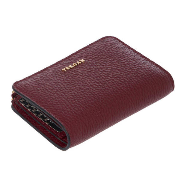 Bordo Hakiki Deri Kadın Cüzdan - S1CB00005812-M71 
