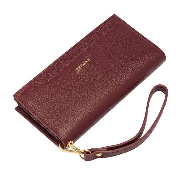 Bordo Deri Kadın Cüzdan - S1CB00005817-M71 