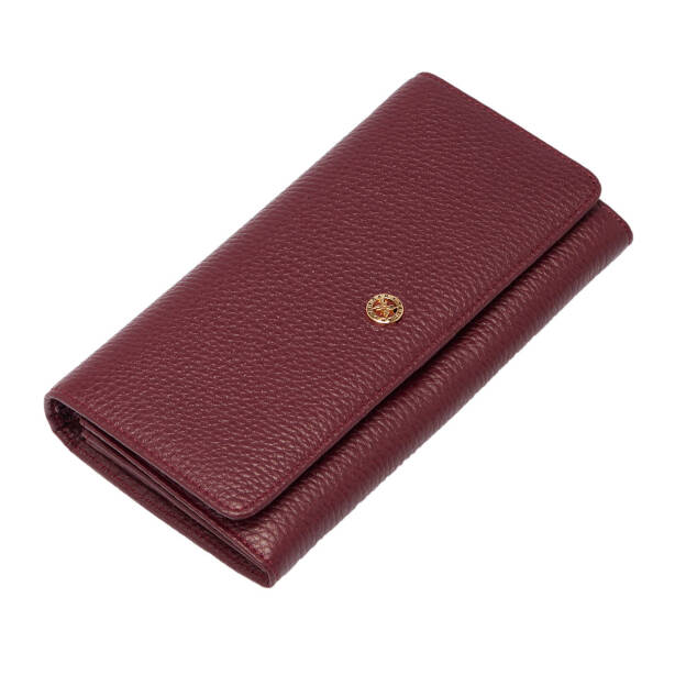 Bordo Hakiki Deri Kadın Cüzdan - S1CB00005818-M71 