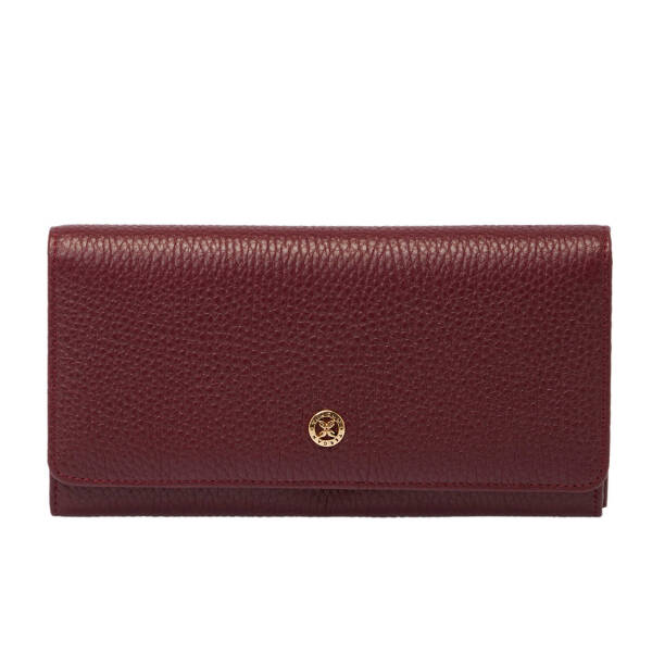 Bordo Hakiki Deri Kadın Cüzdan - S1CB00005818-M71 - 2