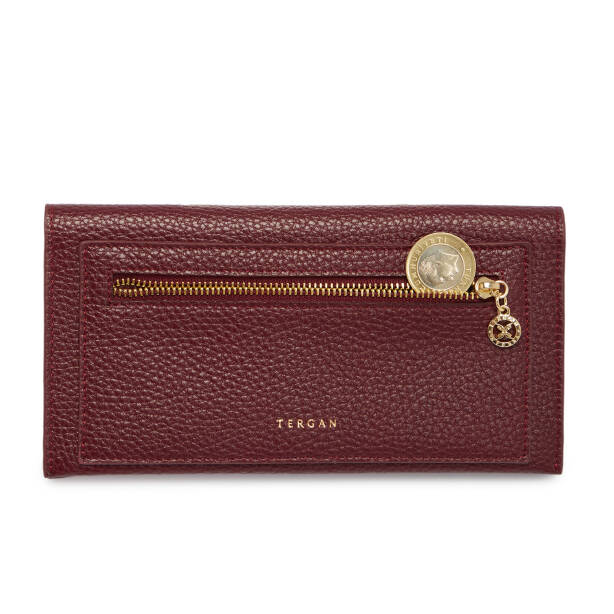 Bordo Hakiki Deri Kadın Cüzdan - S1CB00005820-M71 - 4