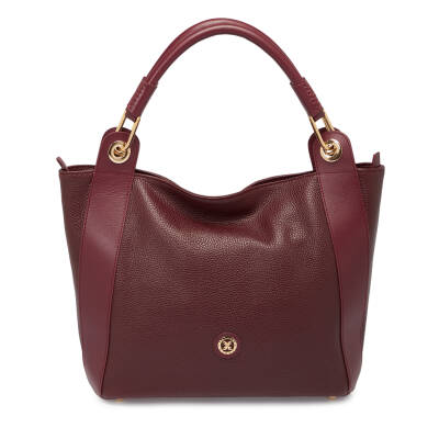 Bordo Deri Kadın El Çantası - S25Y1BC77736-D8M - 1