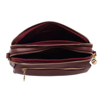Bordo Deri Kadın El Çantası - S25Y1BC79999-M71 - 4