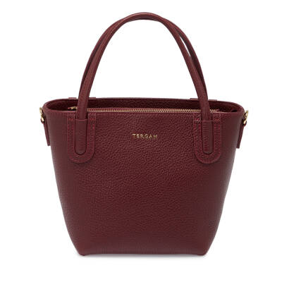 Bordo Deri Kadın El Çantası - S25Y1BC80360-M71 