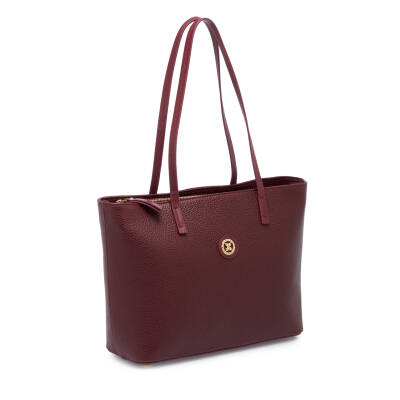 Bordo Deri Kadın Omuz Çantası - S25Y1BC78868-M71 - 2