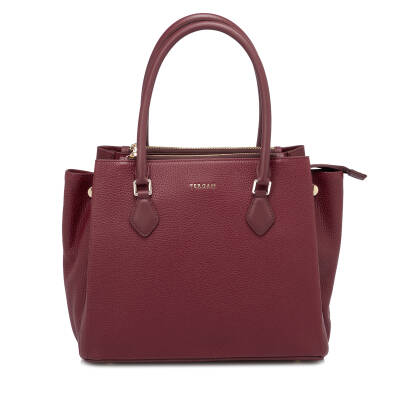 Bordo Deri Kadın Omuz Çantası - S25Y1BC79483-D8M - 1