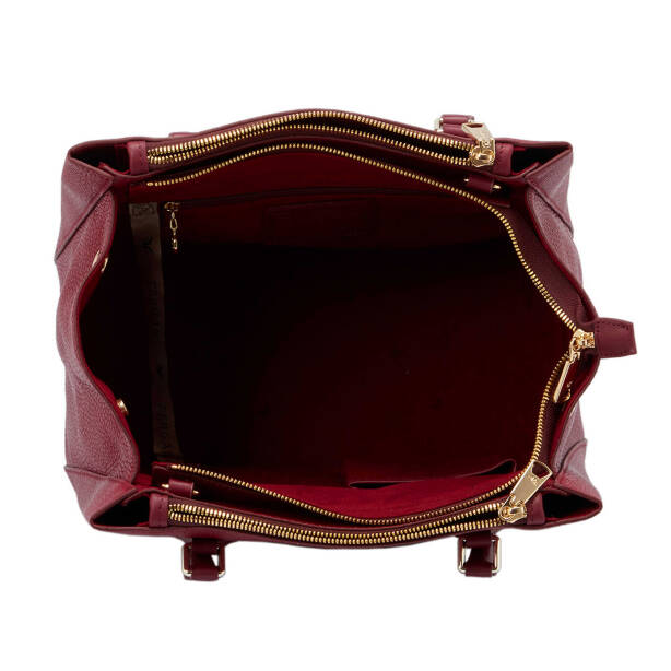 Bordo Deri Kadın Omuz Çantası - S25Y1BC79483-D8M - Tergan