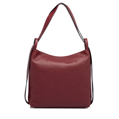 Bordo Deri Kadın Omuz Çantası - S25Y1BC79910-M71 - 3