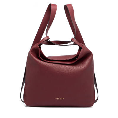 Bordo Deri Kadın Omuz Çantası - S25Y1BC79910-M71 - 4
