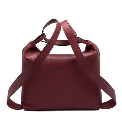 Bordo Deri Kadın Omuz Çantası - S25Y1BC79910-M71 - 5