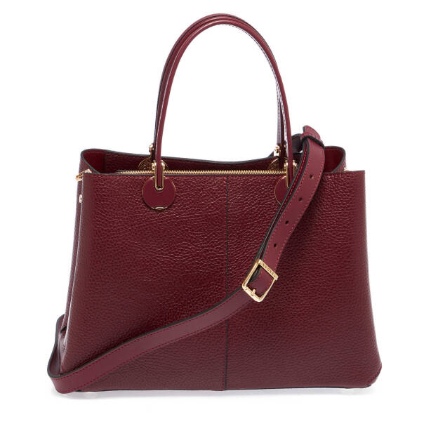 Bordo Deri Kadın Omuz Çantası - S25Y1BC80150-D8M - 4