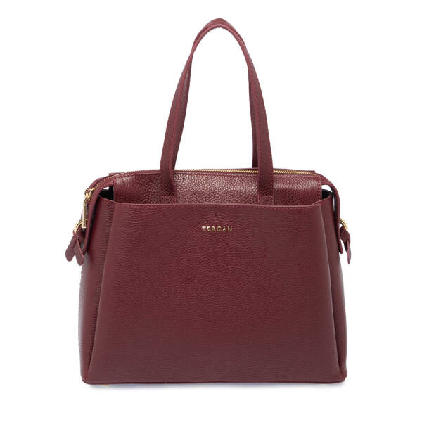 Bordo Deri Kadın Omuz Çantası - S25Y1BC80355-M71 - 1