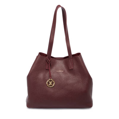 Bordo Deri Kadın Omuz Çantası - S25Y1BC80429-M71 