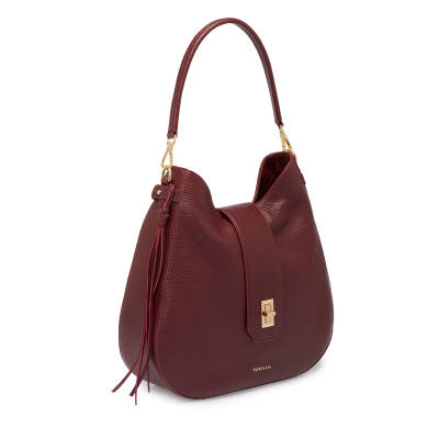 Bordo Deri Kadın Omuz Çantası - S25Y1BC80433-M71 - 2